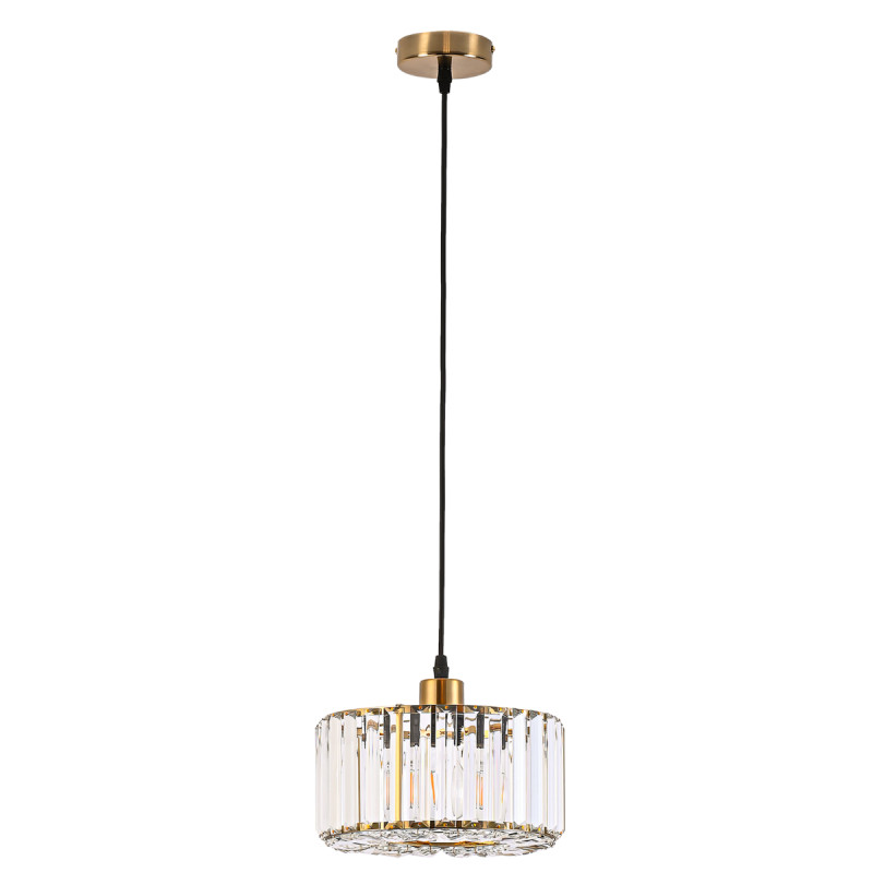 Okrągła lampa wisząca Złota1xE27 LP-2910/1P GD round