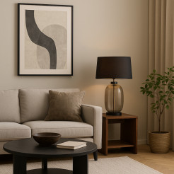 Lampa stołowa dymna 1xE27 LP-919/1T smoked