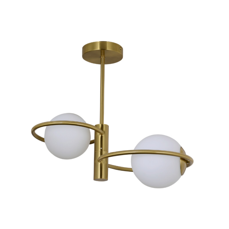 Plafon ring złota 2 x E14 LP-002/2C ring