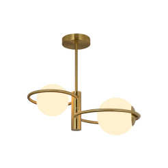 Plafon ring złota 2 x E14 LP-002/2C ring