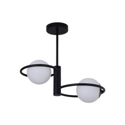 Plafon ring czarna 2 x E14 LP-002/2C ring BK