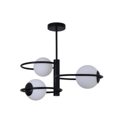 Plafon ring czarna 3x E14 LP-002/3C ring BK
