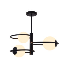 Plafon ring czarna 3x E14 LP-002/3C ring BK