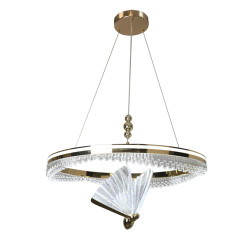 Lampa wisząca Cristal złota LED CCT LP-2515/1P Cristal GD
