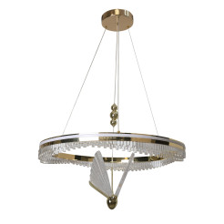 Lampa wisząca Cristal złota LED CCT LP-2515/1P Cristal GD
