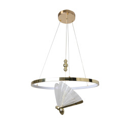 Lampa wisząca Ring złota LED CCT LP-2515/1P GD