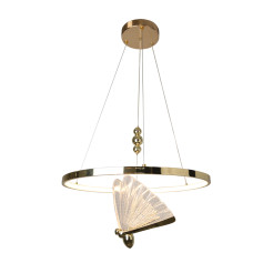 Lampa wisząca Ring złota LED CCT LP-2515/1P GD