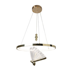 Lampa wisząca Ring złota LED CCT LP-2515/1P GD