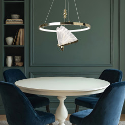 Lampa wisząca Ring złota LED CCT LP-2515/1P GD