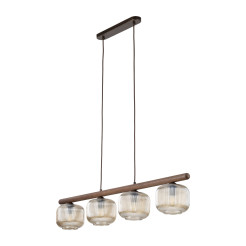 SALVIA BROWN LAMPA WISZACA 4XE14 11070