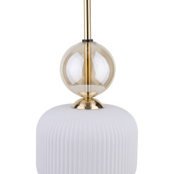 SOPHIA COGNAC WHITE LAMPA WISZACA 1XE14 11589