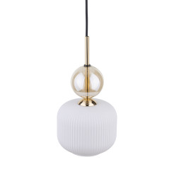 SOPHIA COGNAC WHITE LAMPA WISZACA 1XE14 11589