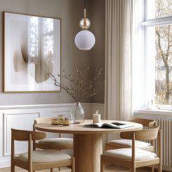 SOPHIA COGNAC WHITE LAMPA WISZACA 1XE14 11590
