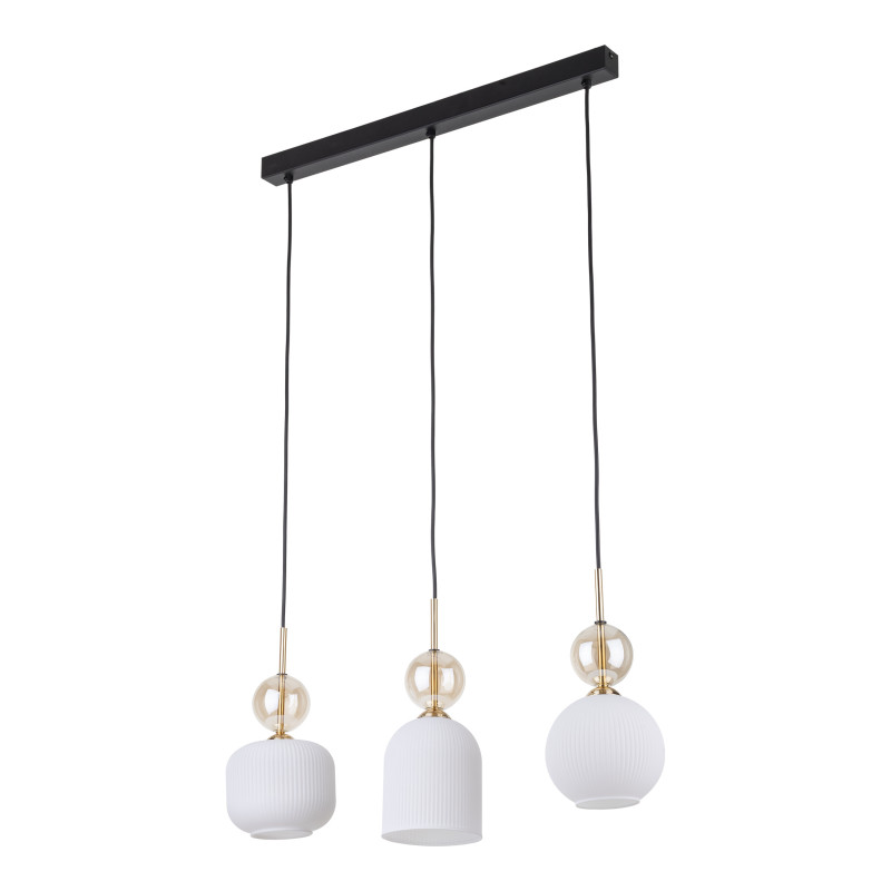 SOPHIA COGNAC WHITE LAMPA WISZĄCA 3XE14 11591
