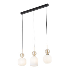 SOPHIA COGNAC WHITE LAMPA WISZĄCA 3XE14 11591