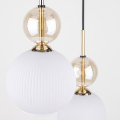 SOPHIA COGNACWHITE LAMPA WISZACA 3XE14 11592