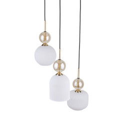 SOPHIA COGNACWHITE LAMPA WISZACA 3XE14 11592