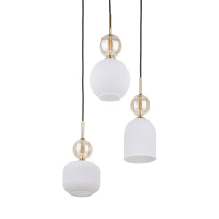 SOPHIA COGNACWHITE LAMPA WISZACA 3XE14 11592