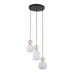 SOPHIA COGNACWHITE LAMPA WISZACA 3XE14 11592