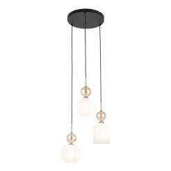 SOPHIA COGNACWHITE LAMPA WISZACA 3XE14 11592