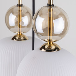 SOPHIA COGNAC WHITE LAMPA WISZACA 5XE14 11593