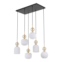 SOPHIA COGNAC WHITE LAMPA WISZĄCA 6XE14 11594