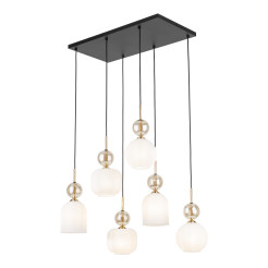 SOPHIA COGNAC WHITE LAMPA WISZĄCA 6XE14 11594