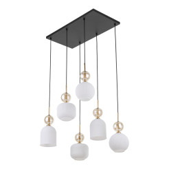 SOPHIA COGNAC WHITE LAMPA WISZĄCA 6XE14 11594