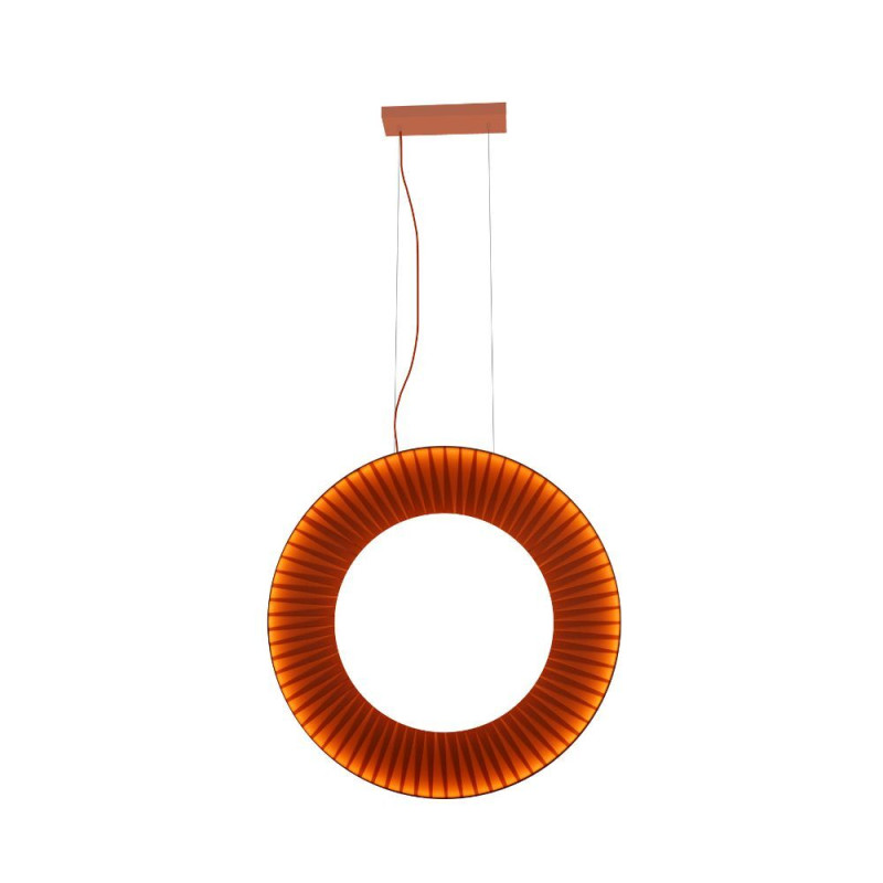NEXO Z2 - lampa zwieszana pionowa - czerwona terakota - średnica 100 cm - 4000K