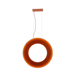 NEXO Z2 - lampa zwieszana pionowa - czerwona terakota - średnica 100 cm - 4000K
