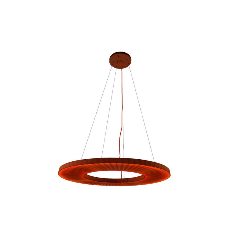 NEXO Z4 - lampa zwieszana pozioma - czerwona terakota - średnica 100 cm - 4000K