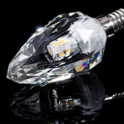 Żarówka LED 4W E14 C37 4000K Kryształ EKZA7697