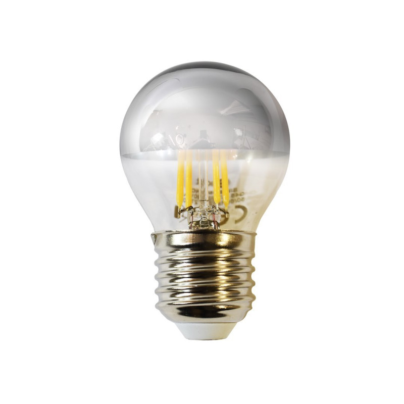 Żarówka Filamentowa LED 4W G45 E27 SILVER EKZF8010