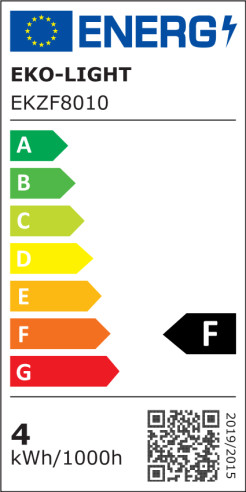 Żarówka Filamentowa LED 4W G45 E27 SILVER EKZF8010