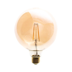 Żarówka Filamentowa LED 6W G125 E27 2700K Amber EKZF8016