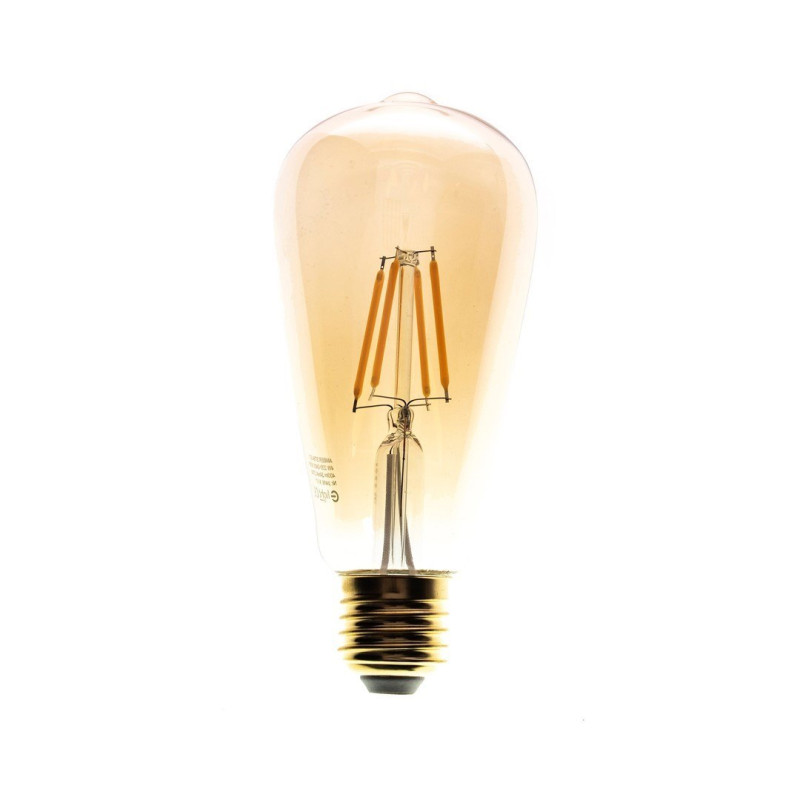 Żarówka Filamentowa LED 6W ST64 E27 2700K Amber EKZF8017