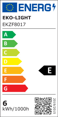 Żarówka Filamentowa LED 6W ST64 E27 2700K Amber EKZF8017