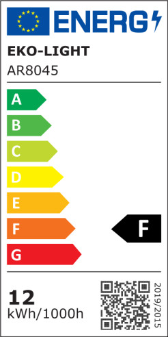 Żarówka LED 12W AR111 GU10 4000K/ Czarny AR8045
