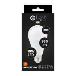 Żarówka LED 10W A60 E27 RGB + Pilot EK8049