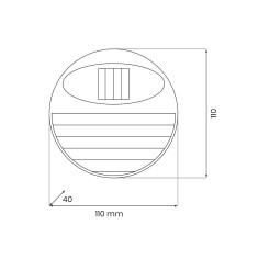 Lampa Solarna Wall 6000K IP44 EKO0606