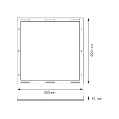 Ramka Aluminiowa 60x60 Backlit EKP0575