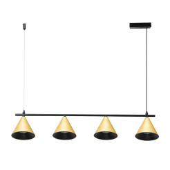 Lampa Wisząca Cone Złoty 4xGU10 ML1125