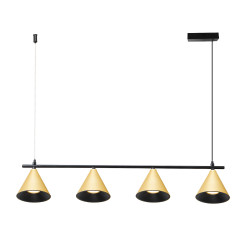 Lampa Wisząca Cone Złoty 4xGU10 ML1125