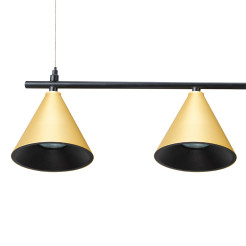 Lampa Wisząca Cone Złoty 4xGU10 ML1125