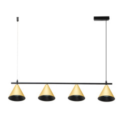 Lampa Wisząca Cone Złoty 4xGU10 ML1125