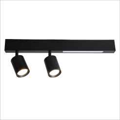Lampa Sufitowa Magnet 5W+2xGU10 3000/4000K Czarny ML1132
