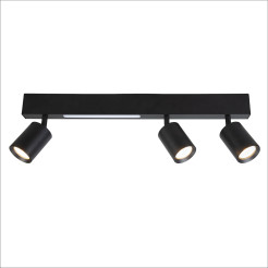 Lampa Sufitowa Magnet 5W+3xGU10 3000/4000K Czarny ML1134
