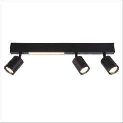 Lampa Sufitowa Magnet 5W+3xGU10 3000/4000K Czarny ML1134