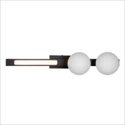 Kinkiet Magnet 13W+2xG9 3000/4000K Czarny ML1138
