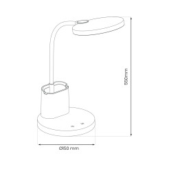 Lampka biurkowa Scuola Czarny 5W LED ML1015